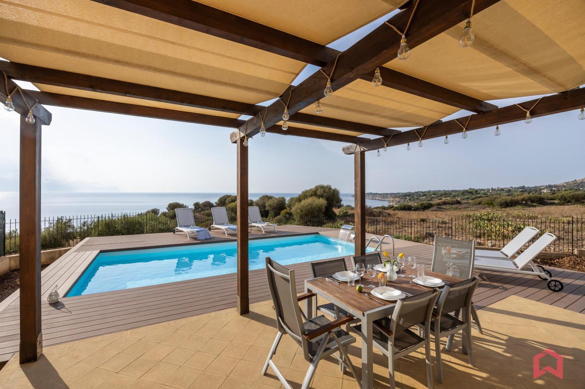 Villa With Sea View Private Pool Terrasini Εξωτερικό φωτογραφία