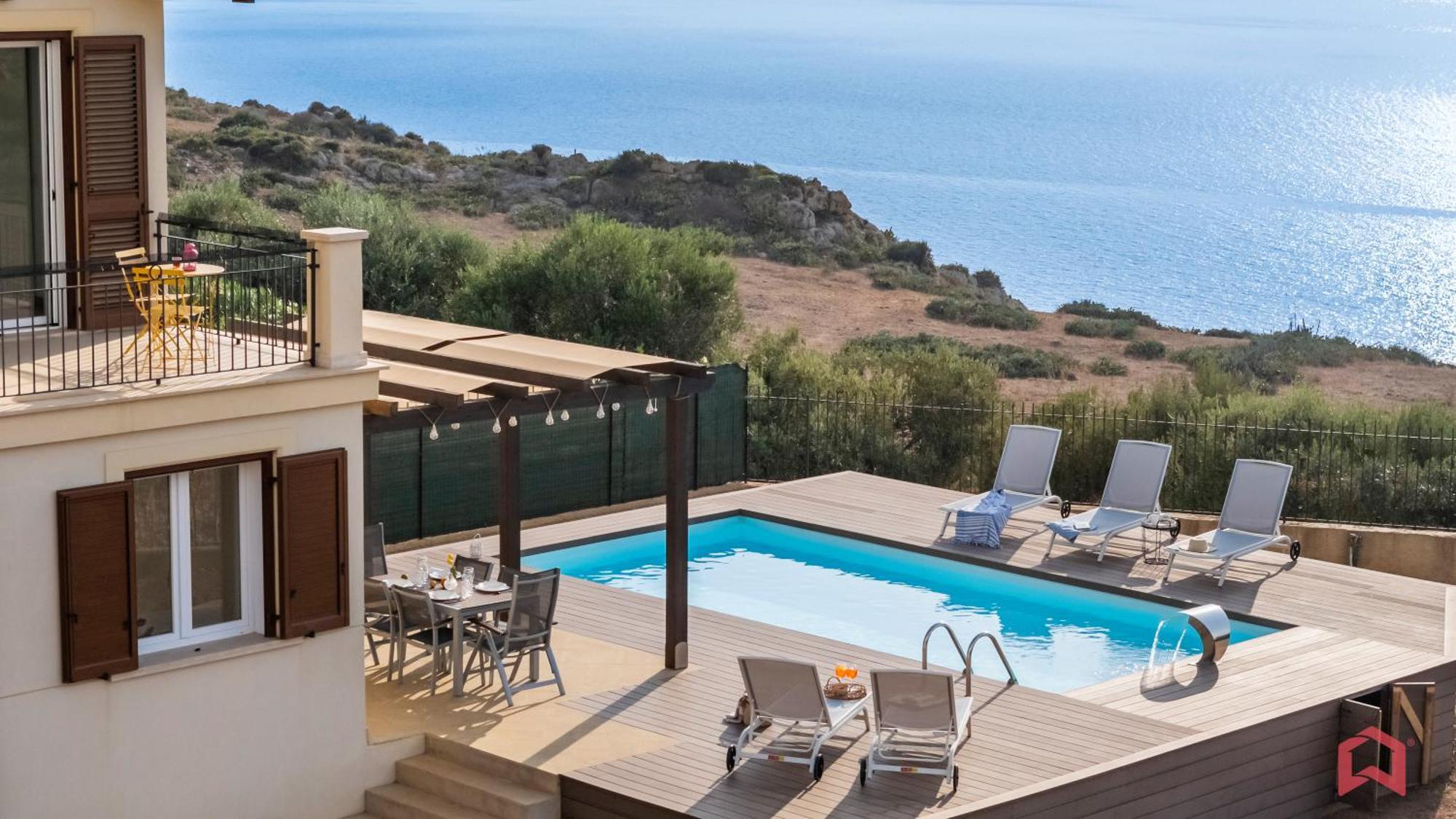 Villa With Sea View Private Pool Terrasini Εξωτερικό φωτογραφία