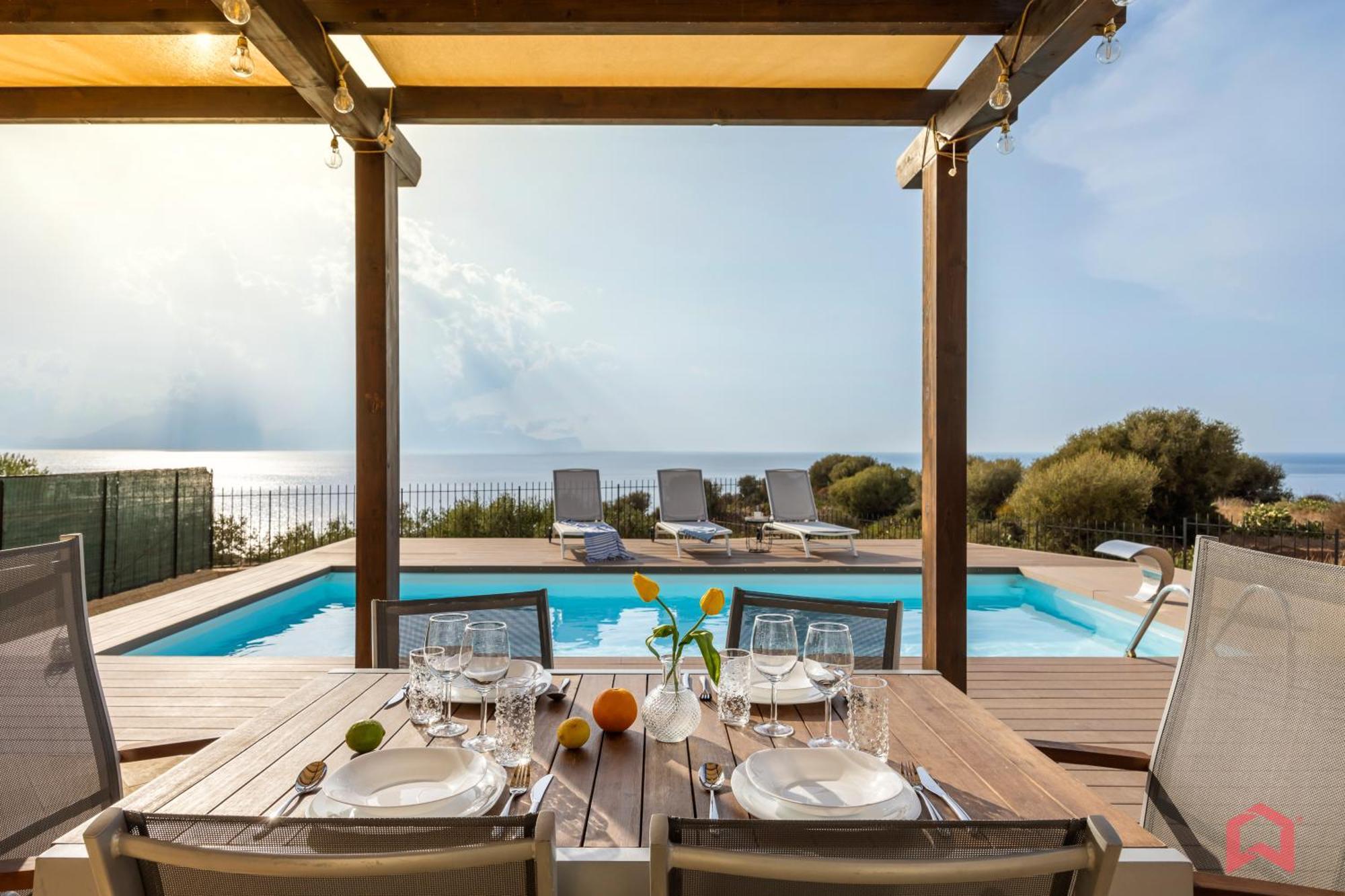 Villa With Sea View Private Pool Terrasini Εξωτερικό φωτογραφία