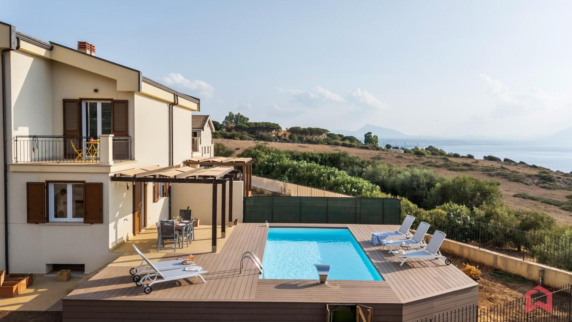 Villa With Sea View Private Pool Terrasini Εξωτερικό φωτογραφία